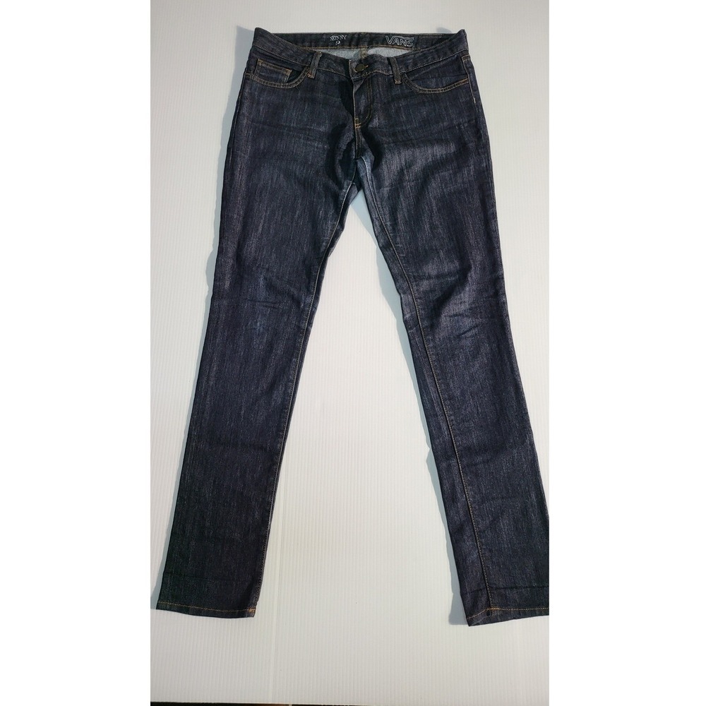 Vans Jeans Dark Wash Denim Slim Fit Low‎ Rise Women's Size 27